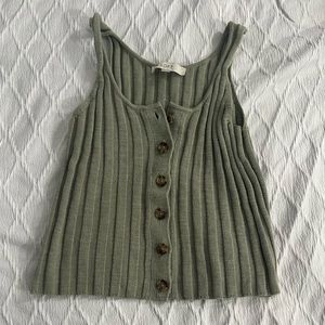 Sweater tank top